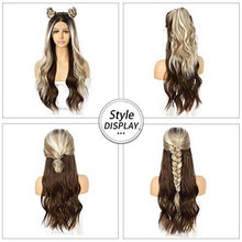 Load image into Gallery viewer, Synthetic Lace Front Wig Body Wavy Chunky Highlights Wig Store