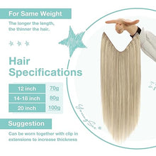 Load image into Gallery viewer, Wire Hair Extensions Human Hair