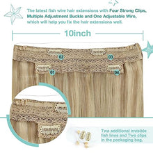Load image into Gallery viewer, Wire Hair Extensions Human Hair