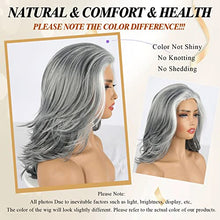 Load image into Gallery viewer, Layered Synthetic Wig with Curtain Bangs