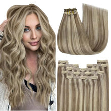 Load image into Gallery viewer, Wire Hair Extensions Human Hair