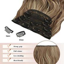 Load image into Gallery viewer, Synthetic Clip in Hair Extensions 4PCS Long Wavy 20 inches clip in hair extensions Wig Store
