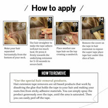 Load image into Gallery viewer, Tape in Hair Extensions 22 Inch Remy Tape in Extensions 20 Pieces 50 G Wig Store