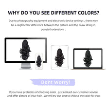 Load image into Gallery viewer, Straight Natural Looking ponytail extension, claw clip