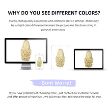 Load image into Gallery viewer, Straight Natural Looking ponytail extension, claw clip