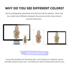 Load image into Gallery viewer, Straight Natural Looking ponytail extension, claw clip