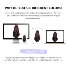 Load image into Gallery viewer, Straight Natural Looking ponytail extension, claw clip