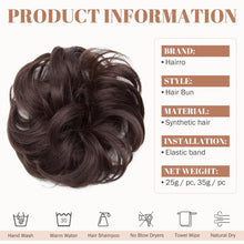 Load image into Gallery viewer, Synthetic Messy Bun Hair Piece for Women