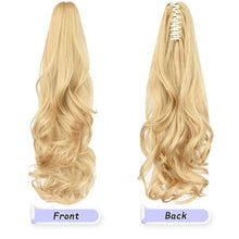 Load image into Gallery viewer, Straight Natural Looking ponytail extension, claw clip