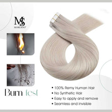 Load image into Gallery viewer, Tape in Hair Extensions 22 Inch Remy Tape in Extensions 20 Pieces 50 G Wig Store