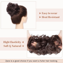 Load image into Gallery viewer, Synthetic Messy Bun Hair Piece for Women