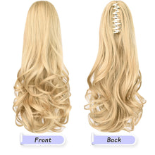 Load image into Gallery viewer, Straight Natural Looking ponytail extension, claw clip