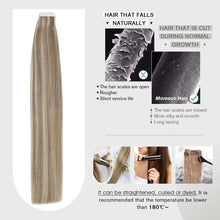 Load image into Gallery viewer, Tape in Hair Extensions 22 Inch Remy Tape in Extensions 20 Pieces 50 G Wig Store
