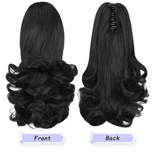 Load image into Gallery viewer, Straight Natural Looking ponytail extension, claw clip