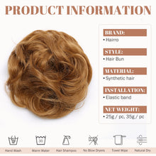 Load image into Gallery viewer, Synthetic Messy Bun Hair Piece for Women