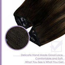 Load image into Gallery viewer, Halo Wire Hair Extensions Human Hair