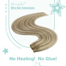 Load image into Gallery viewer, Wire Hair Extensions Human Hair