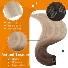 Load image into Gallery viewer, Remy Clip-in Human Hair Extensions