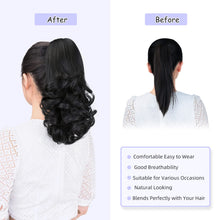 Load image into Gallery viewer, Straight Natural Looking ponytail extension, claw clip