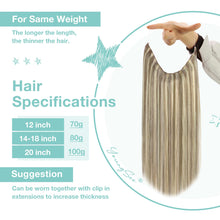 Load image into Gallery viewer, Wire Hair Extensions Human Hair