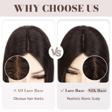 Load image into Gallery viewer, Human Hair Womens Topper for Thinning Hair Loss 8 x 10 cm