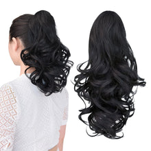 Load image into Gallery viewer, Straight Natural Looking ponytail extension, claw clip