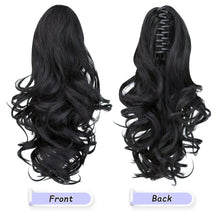 Load image into Gallery viewer, Straight Natural Looking ponytail extension, claw clip