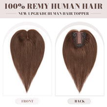 Load image into Gallery viewer, Human Hair Womens Topper for Thinning Hair Loss 8 x 10 cm