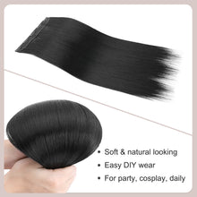 Load image into Gallery viewer, Synthetic One Piece 24" 3/4 Full Head Curly Wave Clip in Hair Extensions