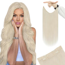 Load image into Gallery viewer, Wire Hair Extensions Human Hair