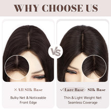 Load image into Gallery viewer, Human Hair Womens Topper for Thinning Hair Loss 8 x 10 cm