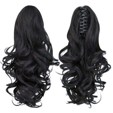 Load image into Gallery viewer, Straight Natural Looking ponytail extension, claw clip
