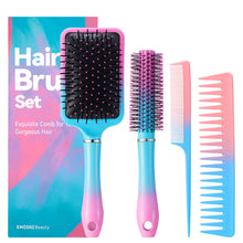 Load image into Gallery viewer, Hair Brush and Hair Comb Set