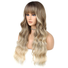 Load image into Gallery viewer, Heat Friendly Ash Blonde Wig with Full Fringe
