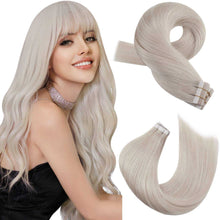 Load image into Gallery viewer, Tape in Hair Extensions 22 Inch Remy Tape in Extensions 20 Pieces 50 G Wig Store