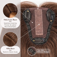 Load image into Gallery viewer, Human Hair Womens Topper for Thinning Hair Loss 8 x 10 cm