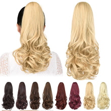 Load image into Gallery viewer, Straight Natural Looking ponytail extension, claw clip