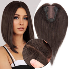 Load image into Gallery viewer, Human Hair Womens Topper for Thinning Hair Loss 8 x 10 cm