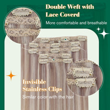 Load image into Gallery viewer, Remy Clip-in Human Hair Extensions