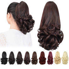 Load image into Gallery viewer, Straight Natural Looking ponytail extension, claw clip
