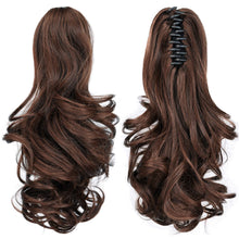 Load image into Gallery viewer, Straight Natural Looking ponytail extension, claw clip