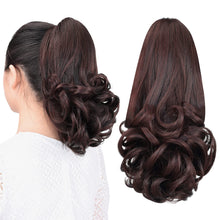 Load image into Gallery viewer, Straight Natural Looking ponytail extension, claw clip