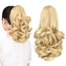 Load image into Gallery viewer, Straight Natural Looking ponytail extension, claw clip