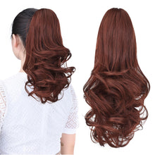 Load image into Gallery viewer, Straight Natural Looking ponytail extension, claw clip