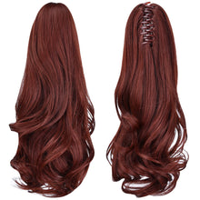 Load image into Gallery viewer, Straight Natural Looking ponytail extension, claw clip