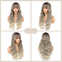Load image into Gallery viewer, Heat Friendly Ash Blonde Wig with Full Fringe
