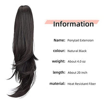 Load image into Gallery viewer, Ponytail 22" Long Claw Hair Extension Wig Store