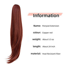 Load image into Gallery viewer, Ponytail 22" Long Claw Hair Extension Wig Store
