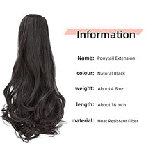 Load image into Gallery viewer, Wavy Ponytail Extension Wig Store