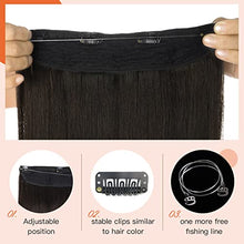 Load image into Gallery viewer, Halo Wire Human Hair Extensions Wig Store